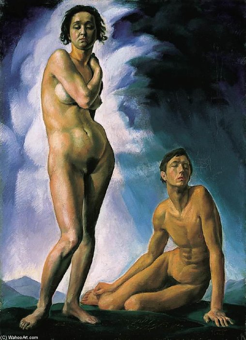 Wikioo.org - Encyklopedia Sztuk Pięknych - Malarstwo, Grafika Erzsebet Korb - Nudes