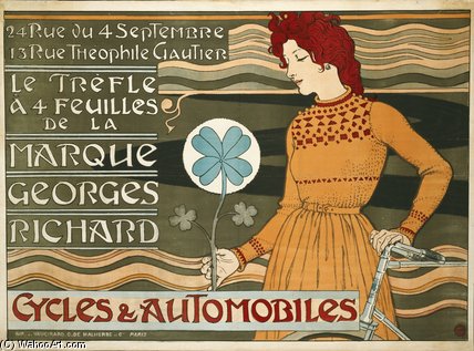 WikiOO.org - Εγκυκλοπαίδεια Καλών Τεχνών - Ζωγραφική, έργα τέχνης Eugène Samuel Grasset - German Advertisement For 'georges-richard