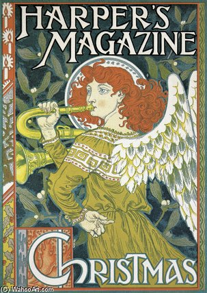 Wikioo.org - The Encyclopedia of Fine Arts - Painting, Artwork by Eugène Samuel Grasset - Poster Advertising A Christmas