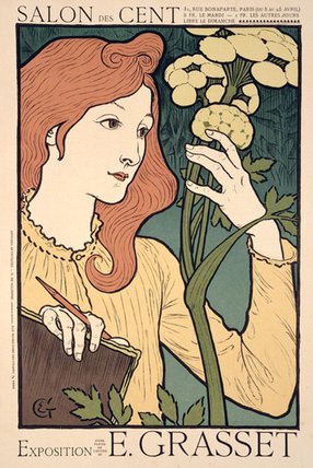 WikiOO.org - دایره المعارف هنرهای زیبا - نقاشی، آثار هنری Eugène Samuel Grasset - Reproduction Of A Poster Advertising