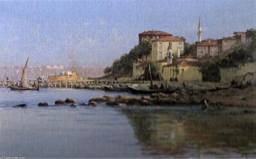 WikiOO.org - Encyclopedia of Fine Arts - Maľba, Artwork Fausto Zonaro - Marmara Sea