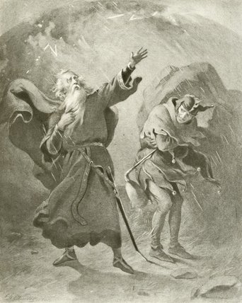 WikiOO.org - Εγκυκλοπαίδεια Καλών Τεχνών - Ζωγραφική, έργα τέχνης Felix Octavius Carr Darley - King Lear
