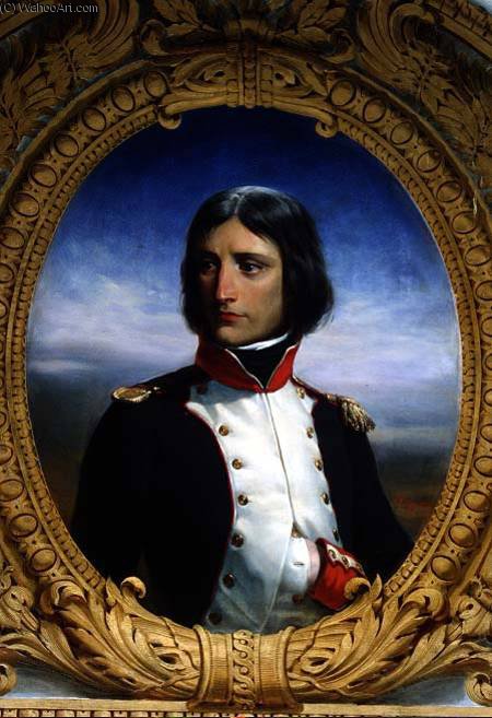 WikiOO.org - Encyclopedia of Fine Arts - Målning, konstverk Henri Félix Emmanuel Philippoteaux - Napoleon Bonaparte