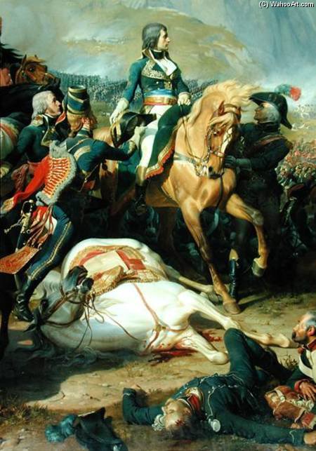Wikoo.org - موسوعة الفنون الجميلة - اللوحة، العمل الفني Henri Félix Emmanuel Philippoteaux - The Battle Of Rivoli