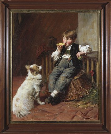 Wikioo.org - The Encyclopedia of Fine Arts - Painting, Artwork by Felix Schlesinger - Lunch Time