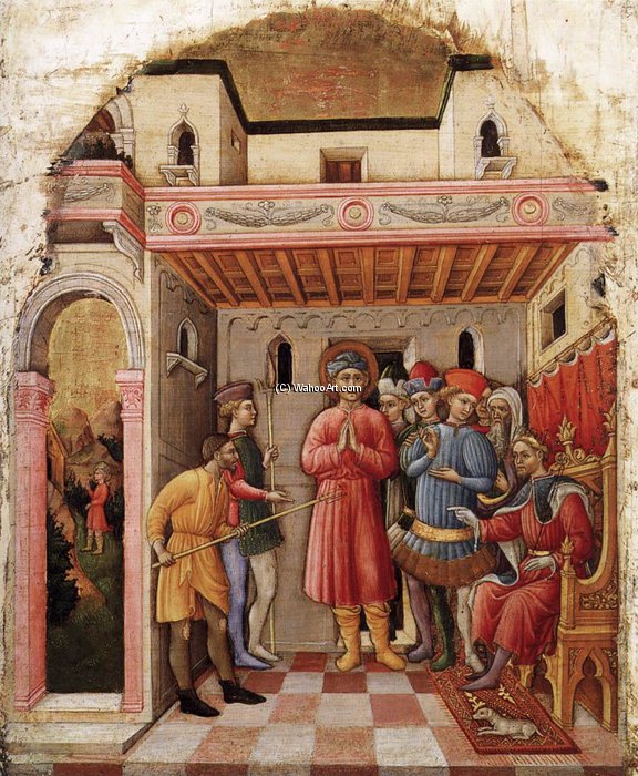 Wikioo.org – L'Enciclopedia delle Belle Arti - Pittura, Opere di Francesco De' Franceschi - Martirio di San Mamete