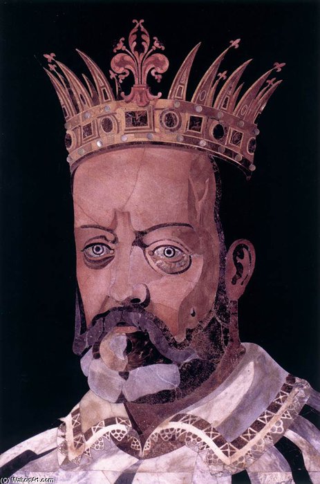 WikiOO.org - Encyclopedia of Fine Arts - Maalaus, taideteos Simone Ferrucci (Francesco Di Simone Ferrucci) - Portrait Of Cosimo I De' Medici