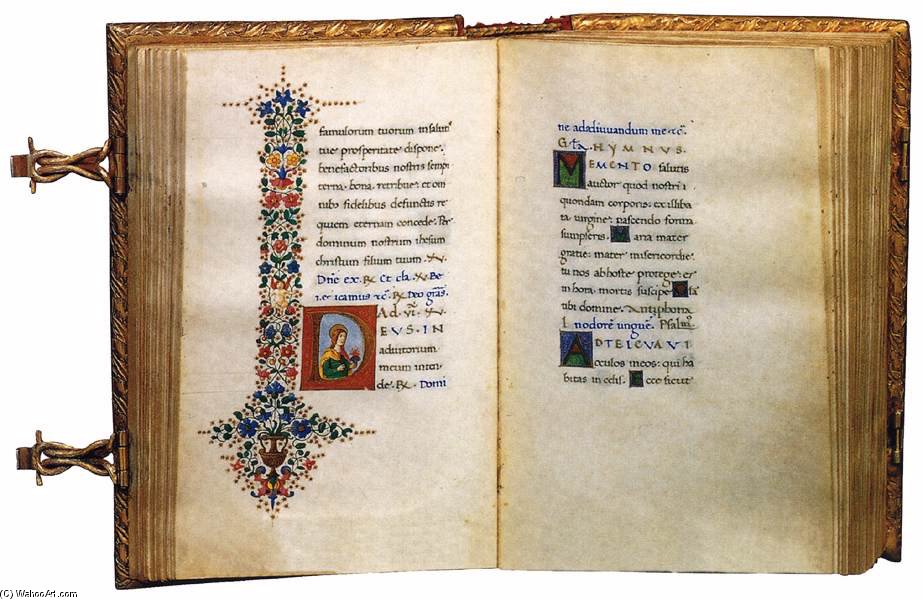 Wikioo.org - The Encyclopedia of Fine Arts - Painting, Artwork by Francesco Rosselli - Book Of Hours Of Lorenzo De' Medici -