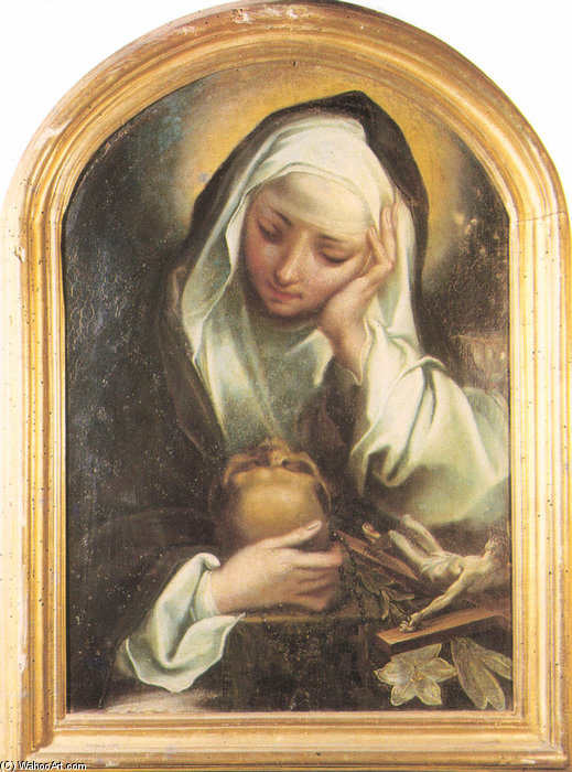 Wikioo.org - The Encyclopedia of Fine Arts - Painting, Artwork by Francesco Vanni - Saint Catherine Of Siena