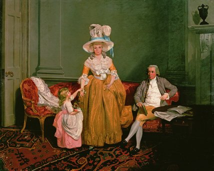 Wikioo.org - สารานุกรมวิจิตรศิลป์ - จิตรกรรม Francis Wheatley - Family Group