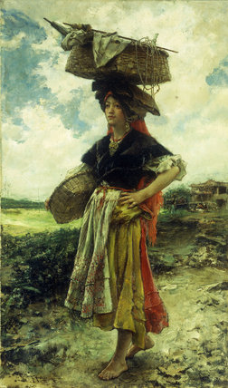 Wikioo.org – L'Encyclopédie des Beaux Arts - Peinture, Oeuvre de Francisco Pradilla Ortiz - Débutant