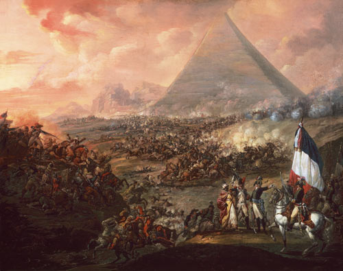Wikioo.org - The Encyclopedia of Fine Arts - Painting, Artwork by François Louis Joseph Watteau (Watteau De Lille) - Battle Of Pyramids