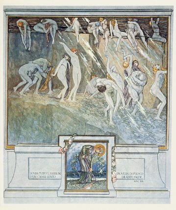 WikiOO.org – 美術百科全書 - 繪畫，作品 Franz Von Bayros - 但丁的“神曲（11）