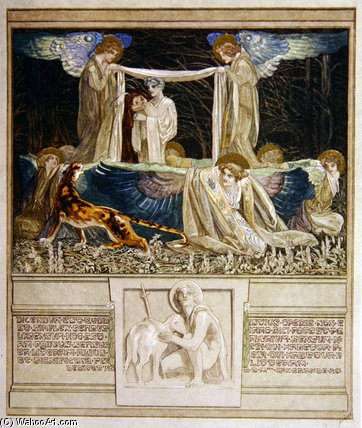 WikiOO.org – 美術百科全書 - 繪畫，作品 Franz Von Bayros - 但丁的“神曲（14）