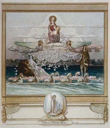 WikiOO.org – 美術百科全書 - 繪畫，作品 Franz Von Bayros - 但丁的“神曲（22）