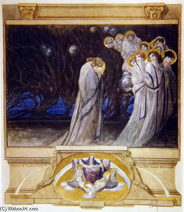 Wikioo.org - The Encyclopedia of Fine Arts - Painting, Artwork by Franz Von Bayros - Dante's 'divine Comedy (26)