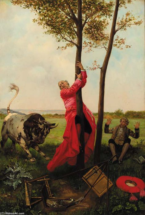 WikiOO.org - אנציקלופדיה לאמנויות יפות - ציור, יצירות אמנות François Brunery - The Papal Bull