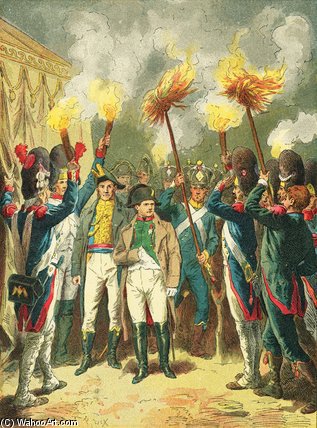 WikiOO.org - Enciklopedija likovnih umjetnosti - Slikarstvo, umjetnička djela Frederic Theodore Lix - The Eve Of The Battle Of Austerlitz