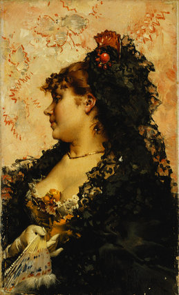 Wikioo.org – L'Encyclopédie des Beaux Arts - Peinture, Oeuvre de Frederick Hendrik Kaemmerer - une espagnol beauté