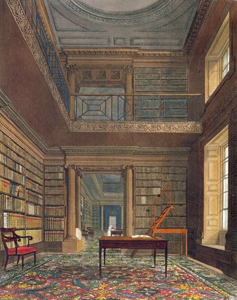 WikiOO.org - Enciclopédia das Belas Artes - Pintura, Arte por Frederick Mackenzie - Eton College Library