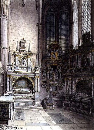 Wikioo.org – L'Encyclopédie des Beaux Arts - Peinture, Oeuvre de Frederick Mackenzie - Chapelle de Saint-Nicolas