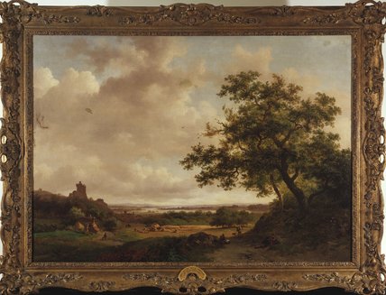 WikiOO.org - Encyclopedia of Fine Arts - Lukisan, Artwork Frederick Marianus Kruseman - View On The Meuse,