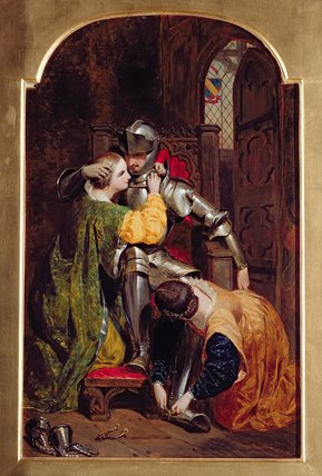 Wikioo.org - The Encyclopedia of Fine Arts - Painting, Artwork by Frederick Richard Pickersgill - The Knight's Return