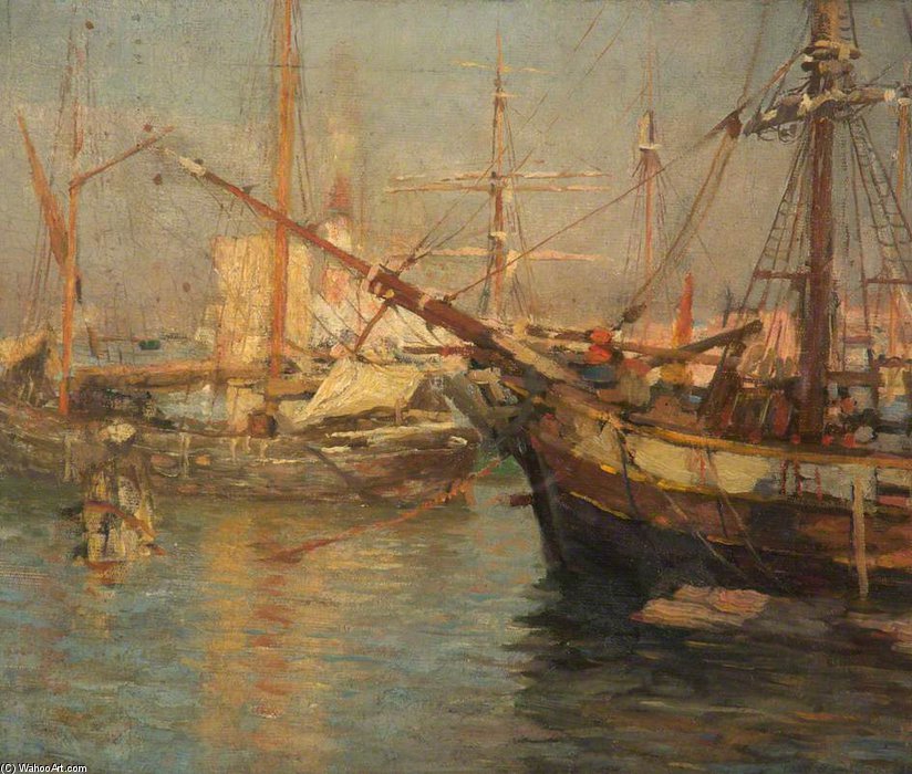 WikiOO.org - Enciclopedia of Fine Arts - Pictura, lucrări de artă Frederick William Jackson - At Venice
