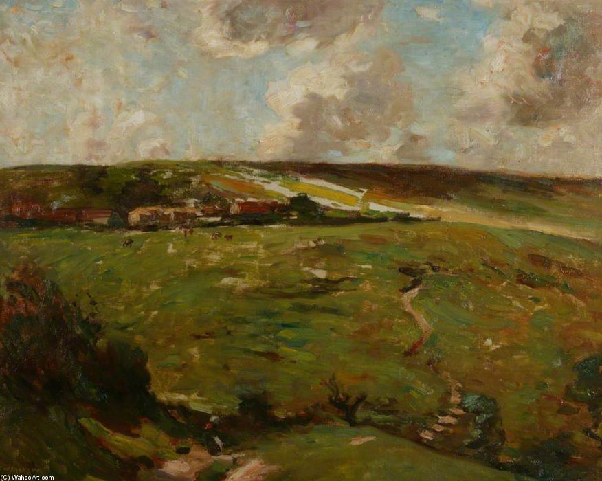 Wikioo.org - The Encyclopedia of Fine Arts - Painting, Artwork by Frederick William Jackson - The Path To Ellerby
