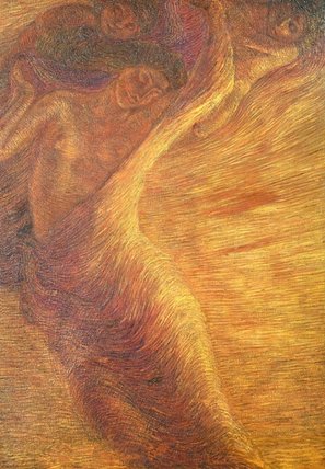 Wikioo.org - The Encyclopedia of Fine Arts - Painting, Artwork by Gaetano Previati - The Day