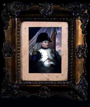 WikiOO.org - Encyclopedia of Fine Arts - Maleri, Artwork George Baxter - Napoleon Bonaparte