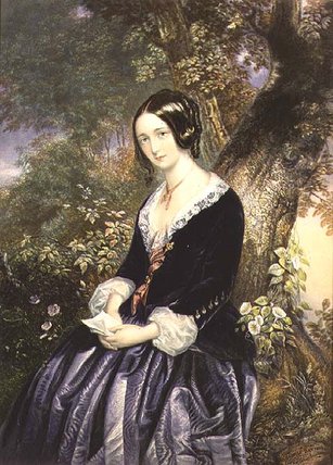 WikiOO.org - Encyclopedia of Fine Arts - Målning, konstverk George Baxter - The Day Before Marriage