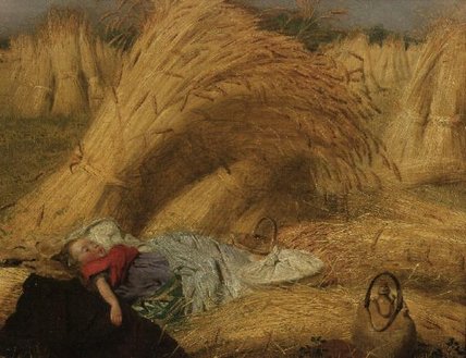 Wikioo.org - The Encyclopedia of Fine Arts - Painting, Artwork by George Elgar Hicks - An Afternoon Nap