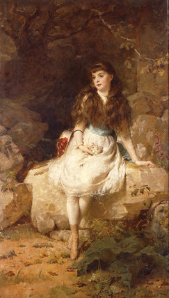 Wikioo.org - The Encyclopedia of Fine Arts - Painting, Artwork by George Elgar Hicks - Lady Edith Amelia Ward