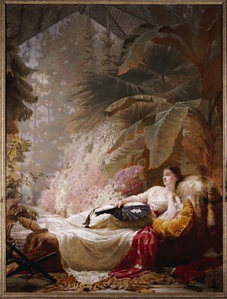 WikiOO.org - Encyclopedia of Fine Arts - Maleri, Artwork George Elgar Hicks - Portrait Of Adelaide Maria Guinness
