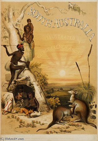 WikiOO.org - Encyclopedia of Fine Arts - Schilderen, Artwork George French Angas - South Australia Illustrated