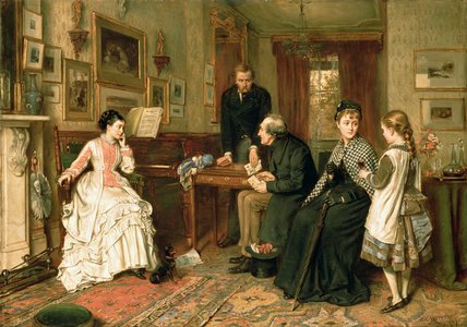 Wikioo.org - The Encyclopedia of Fine Arts - Painting, Artwork by George Goodwin Kilburne - Poor Relations