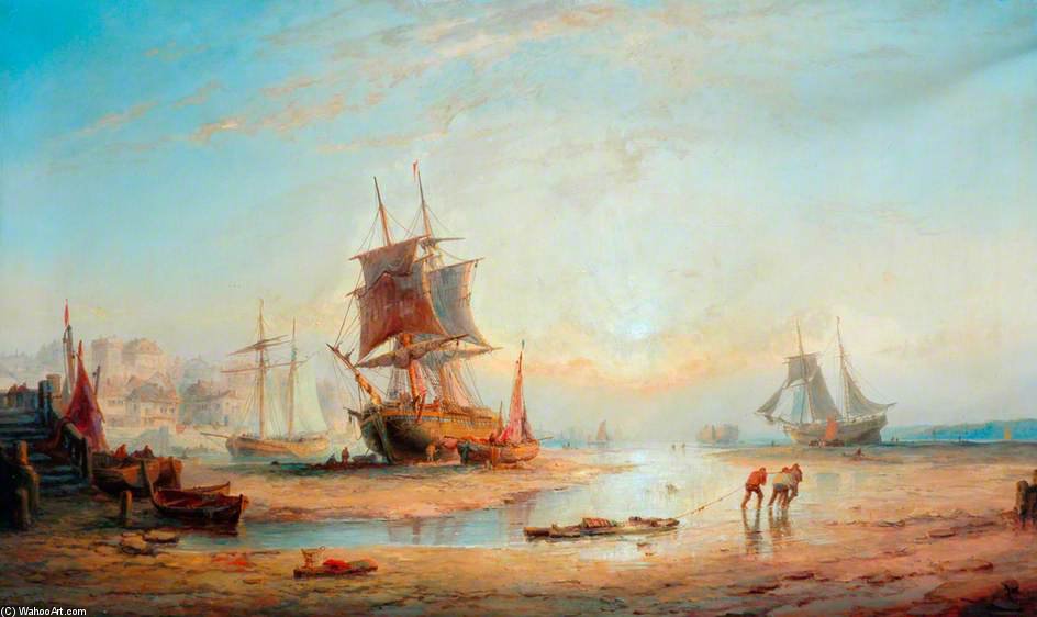 WikiOO.org - Enciklopedija dailės - Tapyba, meno kuriniai George Gregory - Marine Painting