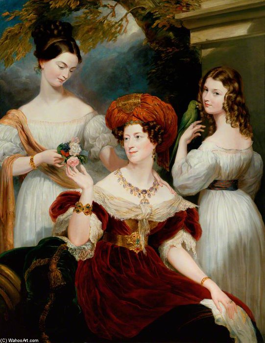 Wikioo.org – L'Encyclopédie des Beaux Arts - Peinture, Oeuvre de George Hayter - Elizabeth Stuart