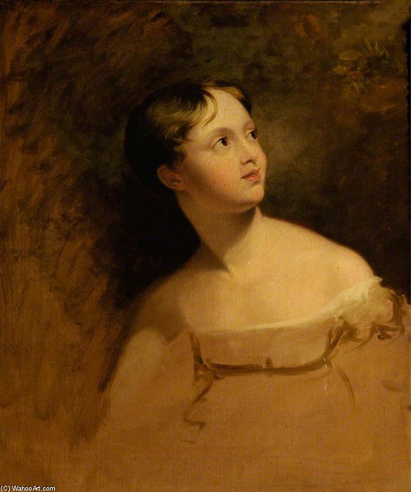 WikiOO.org - 백과 사전 - 회화, 삽화 George Hayter - Lady Alice Gordon