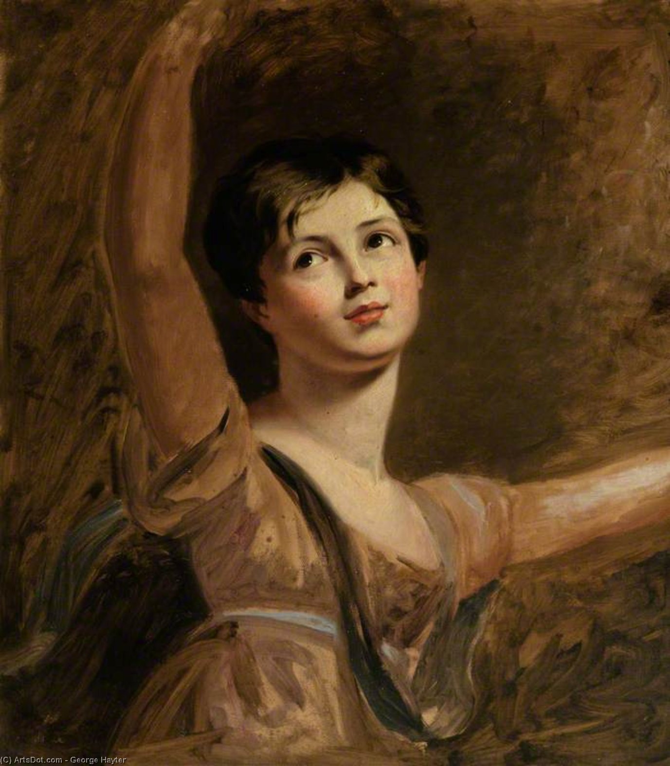 Wikioo.org - The Encyclopedia of Fine Arts - Painting, Artwork by George Hayter - Lady Caroline Gordon