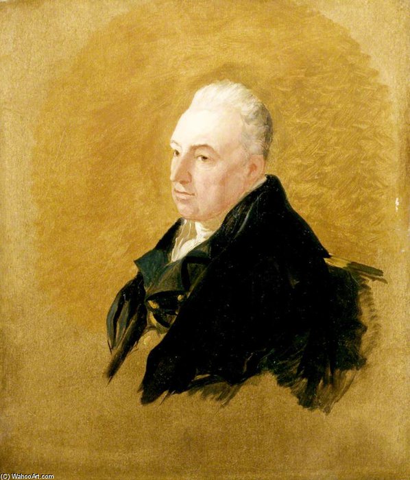 Wikioo.org - The Encyclopedia of Fine Arts - Painting, Artwork by George Hayter - Study Of The Right Honourable Michael