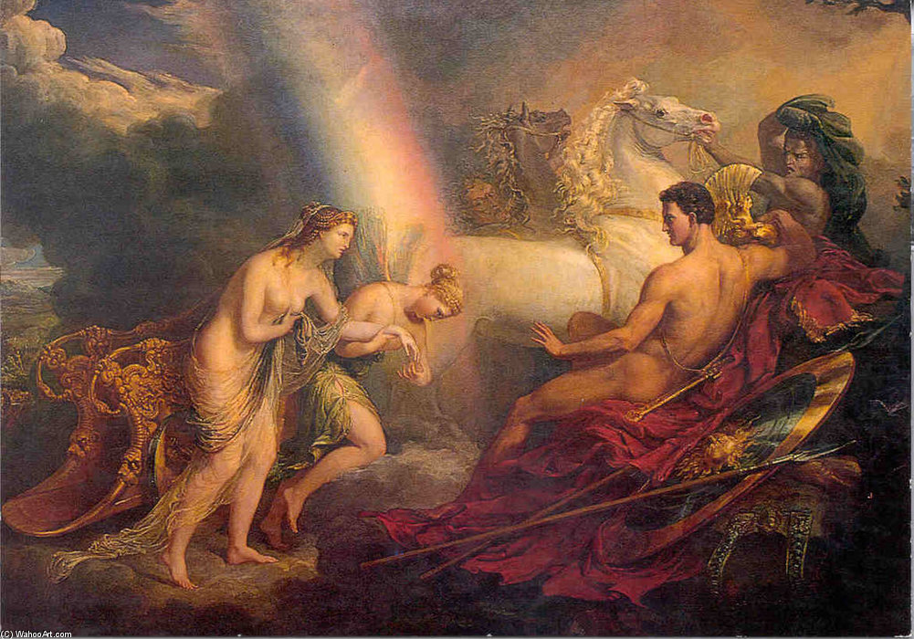 Wikioo.org – La Enciclopedia de las Bellas Artes - Pintura, Obras de arte de George Hayter - Venus Apoyado