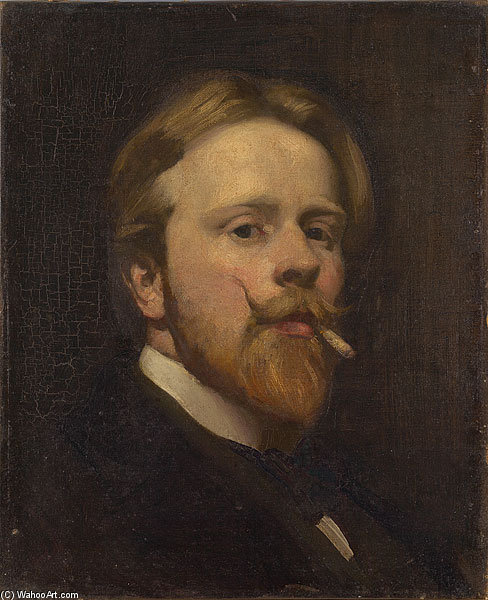 Wikioo.org - The Encyclopedia of Fine Arts - Painting, Artwork by George Lambert - Self-portrait -