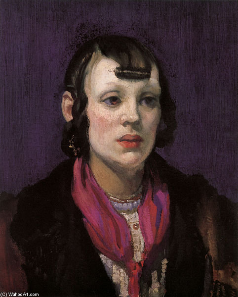 WikiOO.org – 美術百科全書 - 繪畫，作品 George Lambert - 美女 的  的 胡同