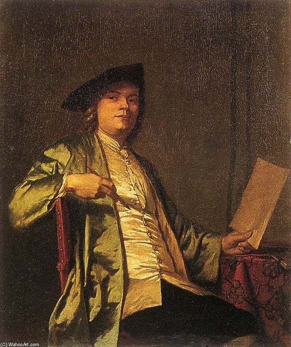 Wikioo.org - The Encyclopedia of Fine Arts - Painting, Artwork by George Van Der Mijn - Cornelis Ploos Van Amstel