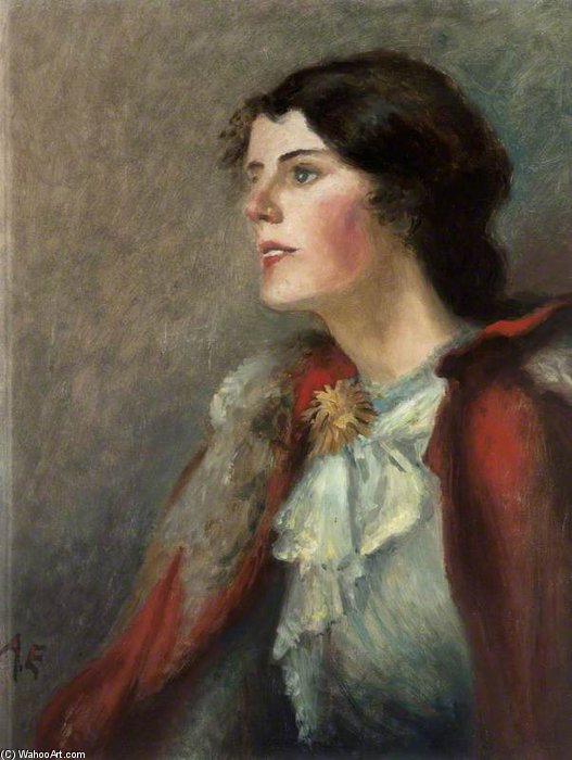 Wikioo.org - The Encyclopedia of Fine Arts - Painting, Artwork by George William Russell - Miss Elizabeth Young