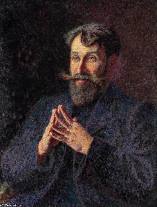 Wikioo.org – La Enciclopedia de las Bellas Artes - Pintura, Obras de arte de Georges Lacombe - Retrato De Paul Ranson