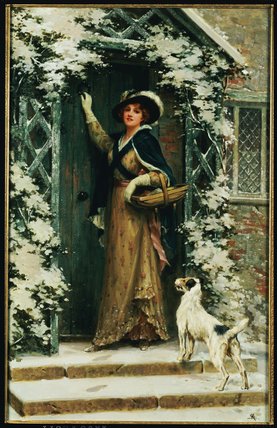 Wikioo.org - The Encyclopedia of Fine Arts - Painting, Artwork by George Sheridan Knowles - Christmas Cheer