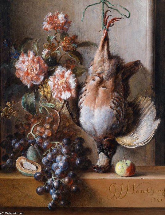 Wikioo.org – L'Encyclopédie des Beaux Arts - Peinture, Oeuvre de Georgius Jacobus Johannes Van Os - nature morte
